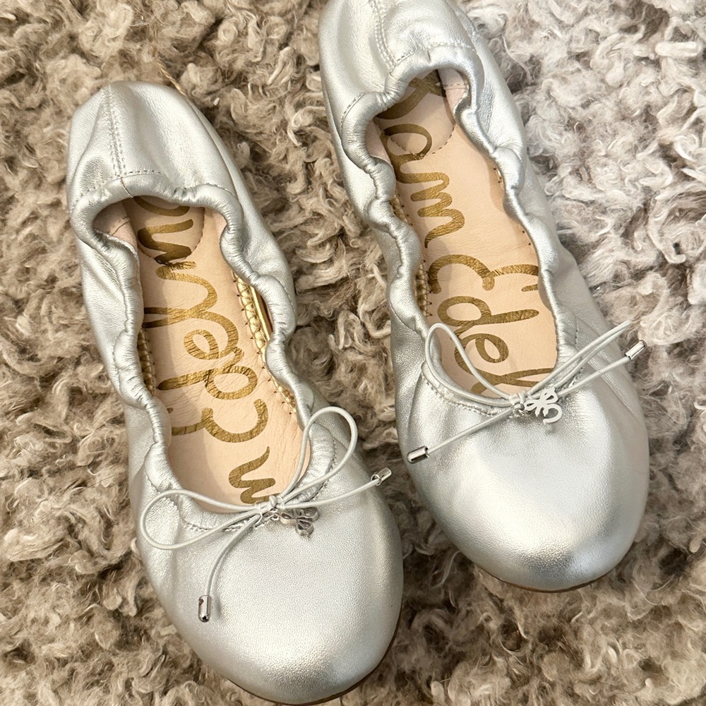 Sam Edelman Felicia Ballet Flat- silver
